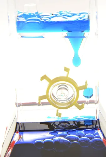 Miniatura 2 de PowerTRC Liquid Motion Bubbler - Juguete sensorial antiestrés para mesas de escritorio, juguete calmante y relajante para TDAH, ansiedad y autismo