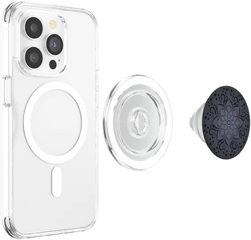 Miniatura 4 de Gradient Phone 15 Pro Blue Titanium 15 Pro Max Blue Titanium PopSockets MagSafe PopGrip para iPhone
