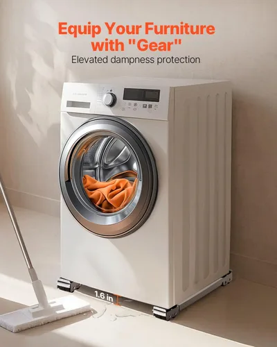 Miniatura 3 de VEVOR Rodillos para Muebles y Electrodomésticos de Servicio Pesado, 660 lbs de Carga Total, Rodillos Extensibles para Electrodomésticos Base Móvil