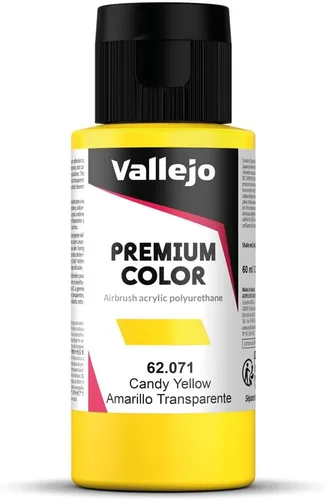 Miniatura 5 de Vallejo - Color Premium RC Candy Black 2.02 Fl.Oz. (2.0 fl oz) para aerografía, resina híbrida de acrílico y poliuretano de gran resistencia