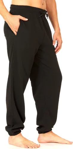UNIQUE STYLES ASFOOR Pantalones deportivos holgados para hombre con bolsillos, pantalones deportivos de forro polar, color negro, gris