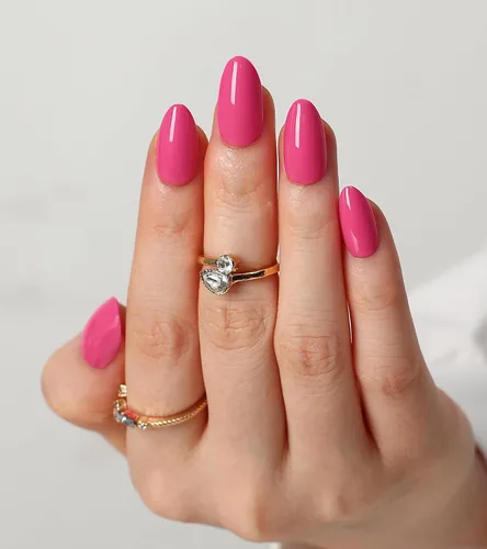 Miniatura 14 de morily 24 uñas postizas negras a presión, uñas postizas de aguja de longitud media, uñas postizas de almendra, uñas postizas largas acrílicas Negro