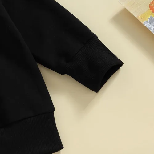 Miniatura 4 de Conjunto de sudadera vaquera occidental para niña pequeña, pantalones acampanados de vaca, ropa de otoño