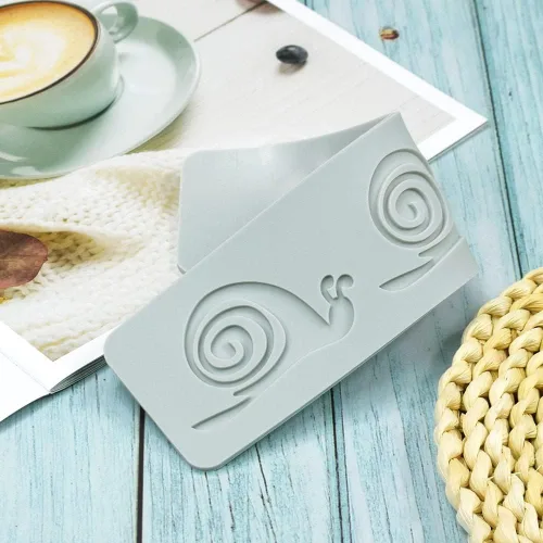 Miniatura 2 de Molde de silicona de hojas huecas de animales, caramelo de chocolate 3D hueco de abeja/pájaro/caracol/vaca, decoración de pastel de azúcar, parte