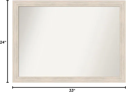 Miniatura 654 de Amanti Art Espejo personalizado, espejo estrecho de baño de oro blanco, espejo de pared o espejo de tocador de baño sobre el fregadero