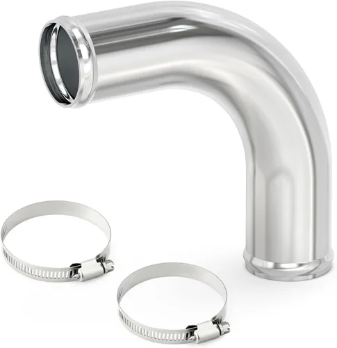 Miniatura 12 de GASHER 1 pieza de tubo recto de aleación de aluminio para tubo interenfriador, tubo de admisión de aire, OD de 2 pulgadas (51 mm), longitud de 12