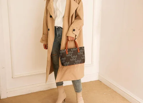 Miniatura 2 de MKF Collection Bolso Satchel para Mujer, Bolso de Hombro, Bolso Tote Pequeño y Cartera de Muñeca de Cuero Vegano por Mia K