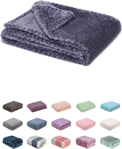 Miniatura 26 de Manta o manta mullida para bebé niña o niño, suave cálido y acogedor polar coral para bebé, bebé o recién nacido, manta de recepción para cuna
