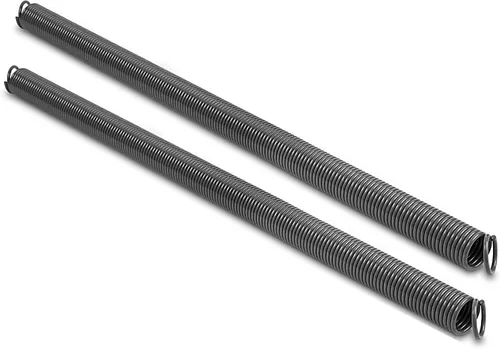Miniatura 8 de Par de resortes de extensión de puerta de garaje resistentes de 70 libras, resorte elástico, electroforesis de alta precisión recubierto negro