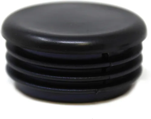 Miniatura 3 de Tapa de extremo de tubo redondo de 1.5 pulgadas, tapón de extremo de orificio negro de plástico, tapón de cubierta de tubo de diámetro exterior