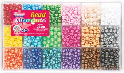 Miniatura 2 de Caja gigante de perlas de 2300 perlas/Pkg