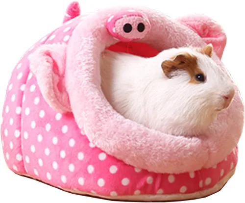 LEFTSTARER Cama y Escondite para Conejo y Rata para Hurón, Erizo, Dormir y Ocultarse, Accesorios de Jaula de Juguetes para Pequeños Animales,