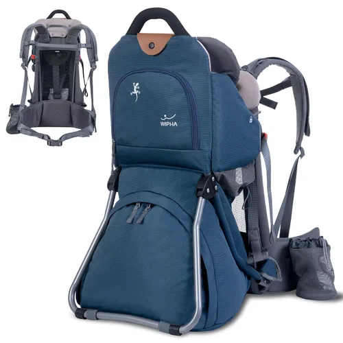 Miniatura 10 de WIPHA Mochila de Senderismo para Bebé, Mochila de Hombro Ligera para Niños Pequeños con Protección Solar, Mochila de Silla para Niños de 6 Meses a 2