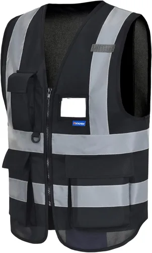 Miniatura 6 de XS Chaleco de seguridad negro para mujer XS