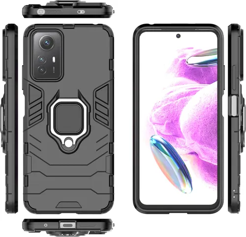 Miniatura 15 de Funda para Xiaomi Redmi Note 12S 4G Caso,Soporte de montaje magnético para coche Funda Shell para Xiaomi Redmi Note 12S 4G Caso Azul