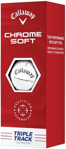 Miniatura 2 de Callaway Pelotas de golf suaves cromadas 2022 (True Track (rojo/azul)