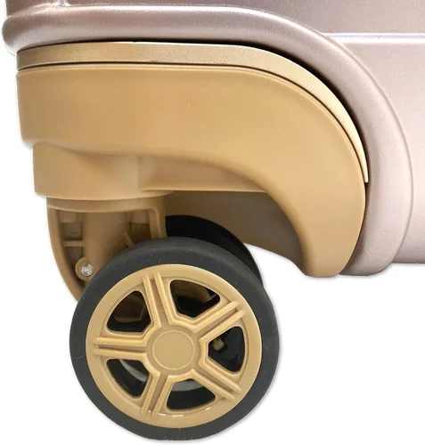 Miniatura 2 de LONDON FOG Chelsea - Spinner expandible de 20", Oro Rosa, London Fog Chelsea - Spinner expandible de 20