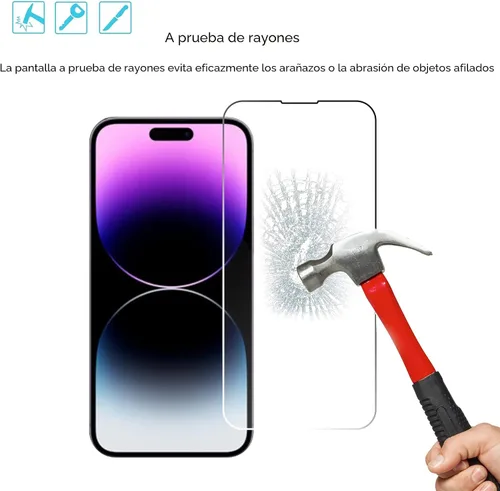 Miniatura 3 de Ailun Protector de Pantalla para iPhone 14 Plus/iPhone 14 Pro Max [6.7 Pulgadas] Pantalla 3 Unidades Vidrio Templado, Protección de Sensor