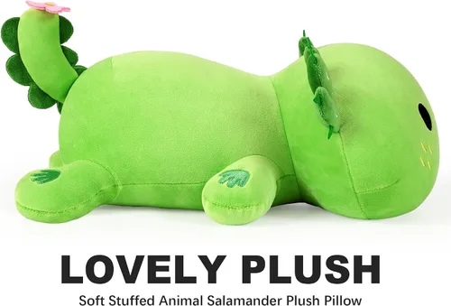 Miniatura 5 de Onsoyours Lindo Peluche de Axolotl, Suave Almohada de Peluche de Salamandra Animal de Peluche, Juguete de Peluche Kawaii para Niños