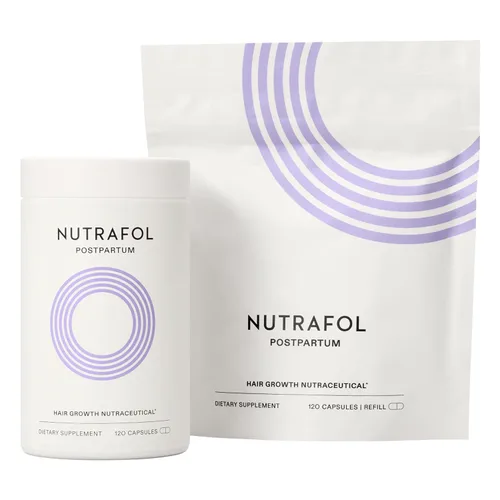 Miniatura 13 de Nutrafol Postpartum Hair Growth Supplements, Clinically Tested for Visibly Thicker Hair and Less Shedding, Breastfeeding-friendly