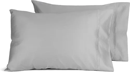 Miniatura 11 de Fishers Finery Fundas de almohada 100% algodón egipcio, sin arrugas y duraderas, calidad de hotel, algodón de fibra larga de 500 hilos de alta