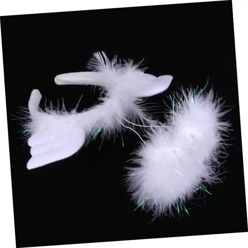 Miniatura 9 de balacoo 2 Pcs Teenage Girl Clothes Dresses Trendy Teen Girl Trendy Clothes Dress for Teen Girls Wings Headwear Angel Headband for Cosplay Black