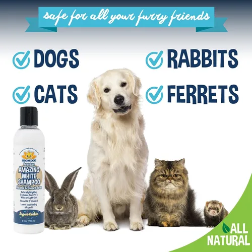 Miniatura 5 de Bodhi Dog Amazing White Shampoo para Perros - Ilumina Pelajes Blancos y Claros - A Base de Plantas - Hecho con Ingredientes Naturales - Seguro