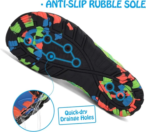 Miniatura 6 de SAGUARO Kids Boys Girls Water Shoes Non-Slip Quick-Dry Barefoot Aqua Shoe Outdoor Sport Beach Swimming Surfing Diving