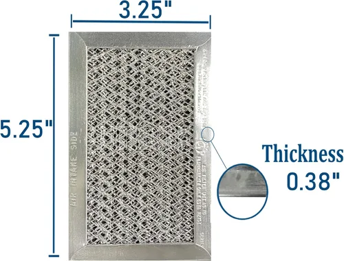 Miniatura 3 de Air Filter Factory Paquete de 2 filtros de repuesto para W10892387, W10845250, 4455038, AP6036051, PS11769323 Whirlpool de 3.25 x 5.25 x 0.38