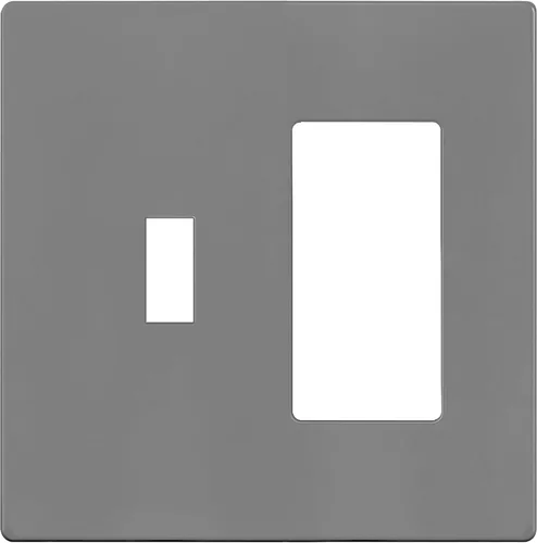 Miniatura 27 de ENERLITES - Placa de pared combinada de acero inoxidable para interruptor de palanca y decorativo, resistente a la corrosión, placa metálica de 2
