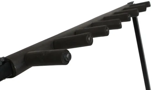 Miniatura 8 de Soporte de estante triple plegable para bajo de guitarra múltiple para 7