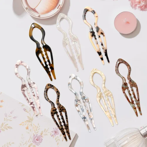 Miniatura 5 de 4 horquillas de pelo francés Prestige para mujer (juego A)