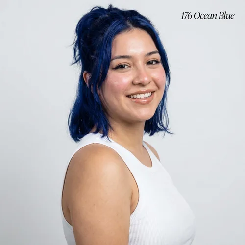 Miniatura 2 de Adore Tinte Semipermanente para Cabello (176 Ocean Blue) Tinte para Cabello Azul Vegano y Libre de Crueldad Sin Amoníaco, Sin Peróxido, Sin 176