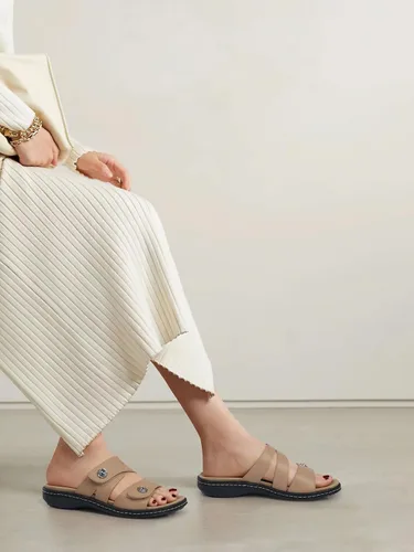 Miniatura 2 de SHIBEVER Sandalias planas para mujer: antideslizantes, con soporte para el arco, ortopédicas, para fascitis plantar, cómodas sandalias para caminar