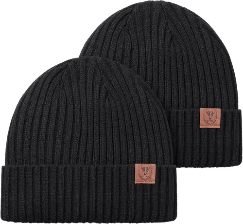 Miniatura 13 de OZERO Gorro de Punto de Invierno, Gorro Térmico Grueso de Forro Polar para Hombres y Mujeres