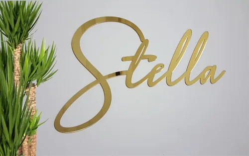 Miniatura 3 de Letrero de acrílico personalizado con nombre Elige tu fuente, decoración de sala de estar, decoración de fiesta, letrero con nombre de bebé