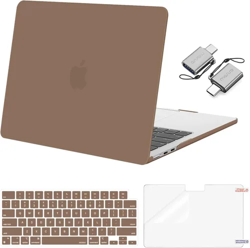 Miniatura 41 de Mosiso Funda para MacBook Air de 13 y 13.6 pulgadas, 2024, 2023 y 2022, M3 A3113, M2 A2681, Touch ID, carcasa rígida, cubierta de teclado, protector