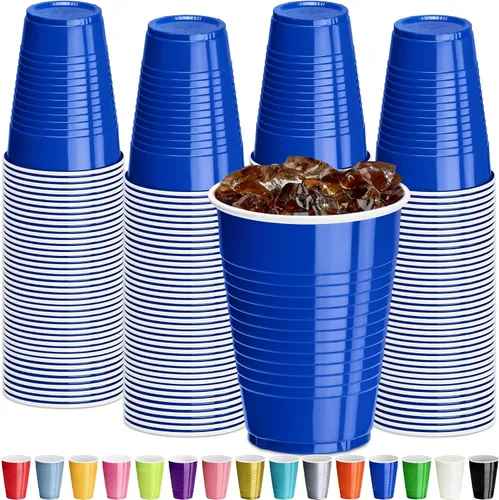 Miniatura 21 de DecorRack - Vasos desechables y reutilizables de 12 onzas para fiestas de cumpleaños, despedidas de soltera, campamentos, eventos en interiores y al