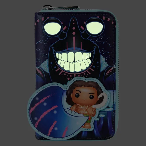 Miniatura 2 de Loungefly Disney Villains Moana - Tamatoa Glow in the Dark Wallet, exclusiva de Tienda