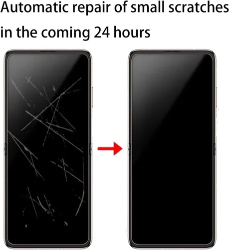 Miniatura 5 de Protector de pantalla interior antirreflejo antiespía para Moto Razr 2025/Moto Razr 2024 Privacidad Mate Exterior Protector de Pantalla Suave