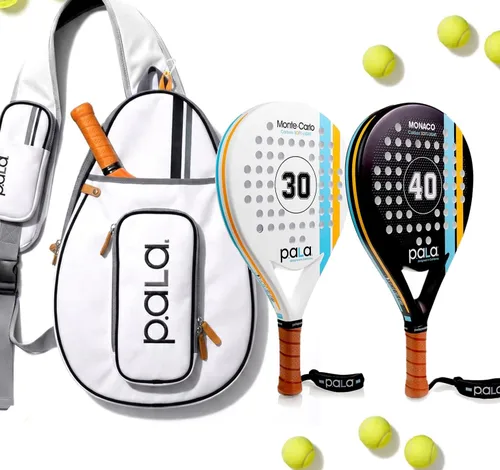 Miniatura 18 de Juego de raquetas de pádel con bolsa, incluye raqueta de pádel de alto rendimiento y bolsa elegante, ideal para principiantes y jugadores avanzados