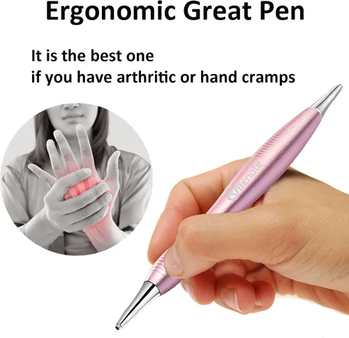 Miniatura 4 de benote Herramientas de accesorios para bolígrafo de pintura de diamante, puntas cuadradas y redondas de metal, punta ergonómica de diamante, punta