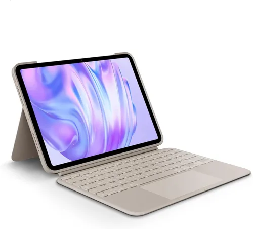 Logitech Combo Touch - Funda para teclado de 11 pulgadas (último modelo), teclado desmontable, trackpad, arena