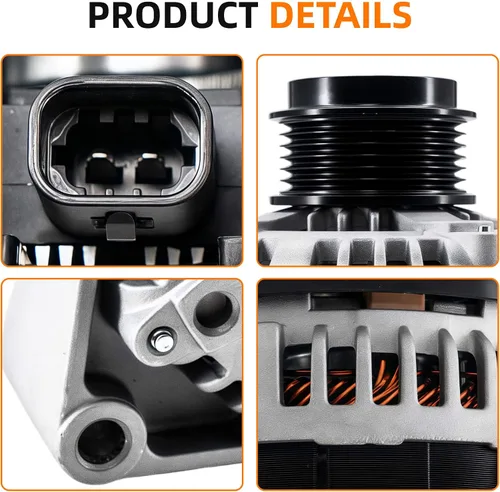 Miniatura 6 de 84143543 Alternador de 150 amperios compatible con Chevy Silverado 1500 2500, Express 2500 3500, Tahoe/GMC Sierra 1500 2500 3500, Yukon Replace#