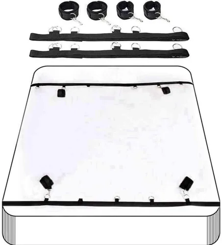 Miniatura 7 de Correas de amarre sexuales para cama de tamaño Queen para parejas debajo del colchón, cama King para adultos, juego de cuerda y cuerda, juego