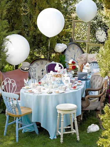 Miniatura 2 de Talking Tables Truly Alice - Platos desechables, 12 unidades, 7.3 pulgadas para fiesta de té o cumpleaños, color rosa