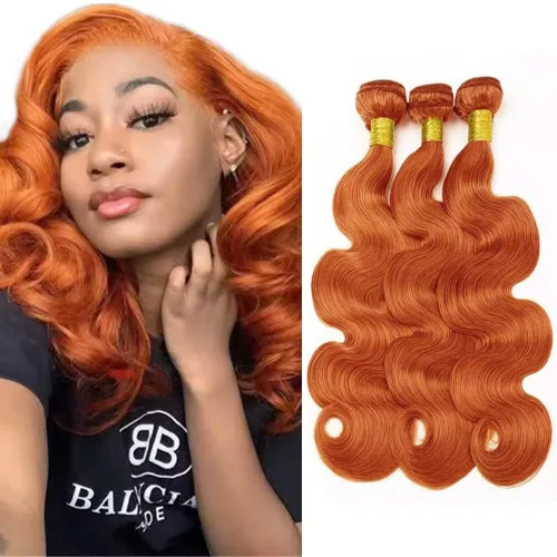 Miniatura 195 de Color 30 paquetes de cabello humano marrón onda del cuerpo paquetes 8 10 12 pulgadas brasileño virgen Remy extensiones de cabello humano doble trama