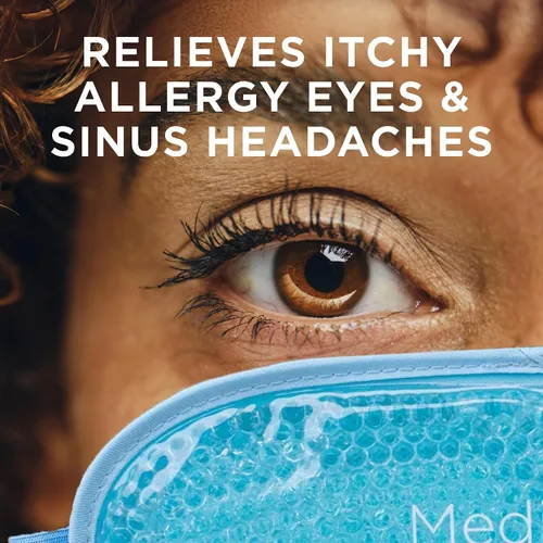 Miniatura 5 de Máscara de gel refrescante para ojos fríos para aliviar los ojos hinchados, alergias y dolores de cabeza, ajustable para comodidad personalizada