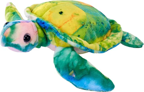 Wild Republic Mysteries of Atlantis, tortuga marina, juguete de peluche, 8 pulgadas, regalo para niños, juguete de peluche, muñeca, relleno es
