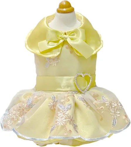 Miniatura 19 de Moda Vestido de Princesa de Chifón para Perro Dulce Cachorro para Perro EXTRAL Pequeño y Perro Pequeño Rosa M